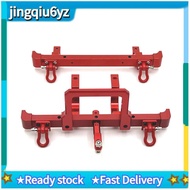 【J&U】For 1/12 MN82 LC79 RC Car Parts Metal Upgrade Front and Rear Bumper Kit Red