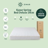 Zinus Kasur Spring Bed Deluxe / Cover 100% Polyester / Mattress in a Box / Tebal 20cm