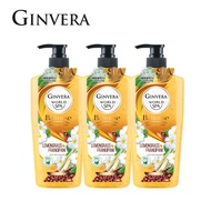 [Bundle of 3] GINVERA World Spa Shower Scrub 750ml x3 - Non-drying body scrub to exfoliate and condi