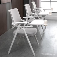 Computer Chair Foldable Conference Chair Training Chair Table Chair with Office Writing Board Writin