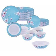VANTAGE DINNER SET TIFFANY BLUE MAGNOLIA 20PCS