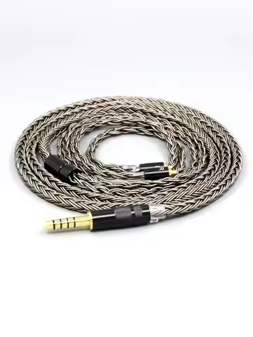 16 Core Grey Silver plated Earphone Cable For AKG N5005 N30 N40 Special MMCX LN008851