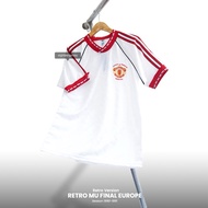 Retro Manchester United Away 1991 Winners Cup Football Shirt