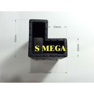 SMEGA PVC Bracket Code: 057 - 1'' x 2'' Inner Corner Bracket [1PCS]