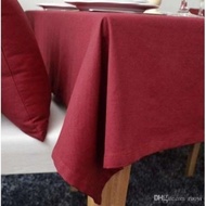 Plain tablecloth square table round table 180cm x 180cm