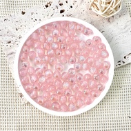 8mm AB Iridescent Glitter Beads (Pink)
