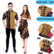 POPULER batik couple keluarga / baju couple keluarga / baju pesta