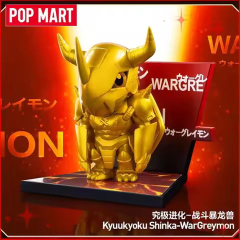 POP MART Digimon Adventure Fridge Magnet Series Blind Box Mystery Box Kawaii Ornaments Figurines Hom