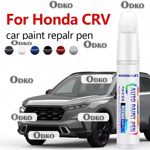 Paint Repair Pen Touch Up Scratch Remover DIY Auto Accessories Black White For Honda CRV 1995-2025 R