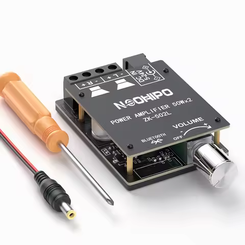 Neohipo ZK502L Power Audio Amplifier Board Class D Home Music Wireless Stereo Bluetooth 5.0 Digital 