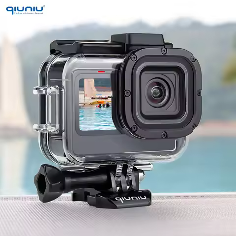 Waterproof Case with Cold Shoe Slot for GoPro Hero 9 10 11 12 13 Black Underwater Protective Housing