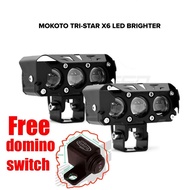 MOKOTO QUADSHOT / TRI-STAR LED MINI DRIVING LIGHT FOR MOTORCYCLE&CARS MOTO-4695/MOTO-4755 SPEEDMOTO