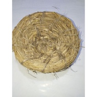 Straw woven bird's nest d12