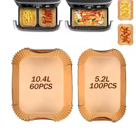 160pcs Air Fryer Disposable Paper Liner Parchment Paper Compatible with Ninja Foodi Flex Air Fryer A