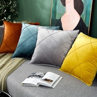 Luxury Cushion Cover 45x45cm Geometric Pillow Cover Velvet Soft Pillowcase For Sofa Bed Chair Home Decor Nordic funda cojin