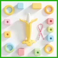 [anju] Banana Teether with Case and Clip, Yellow, 1pc / Korean Teether / Fun Design / 100% Genuine b
