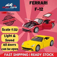 BTH - Ferrari F-12 1:32 Alloy Model Car Collection / Children's toys / Home decoration / Gift