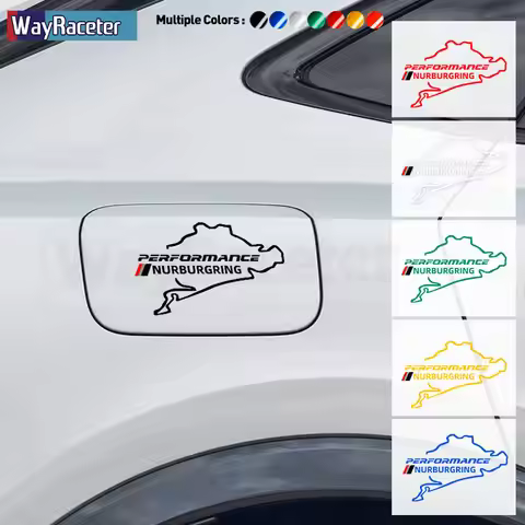 Reflective Car Fuel Tank Cap Decal Window Nürburgring Germany Sticker For Audi A3 A4 A5 A6 A7 Q3 Q5 