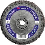 3M Cubitron 3 Flap Disc 1169F, 60+, T27-Flat Quick Change, 4-1/2 in x 5/8 in-11, 10 ea/Case