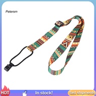 PP   Adjustable Colorful Printing Ukulele Strap Belt with Hook Guitar Accessories