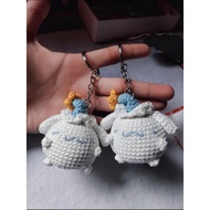 GANTUNGAN Amigurumi Cinnamonroll || Keychain || Cinnamonroll Knitting Hanger