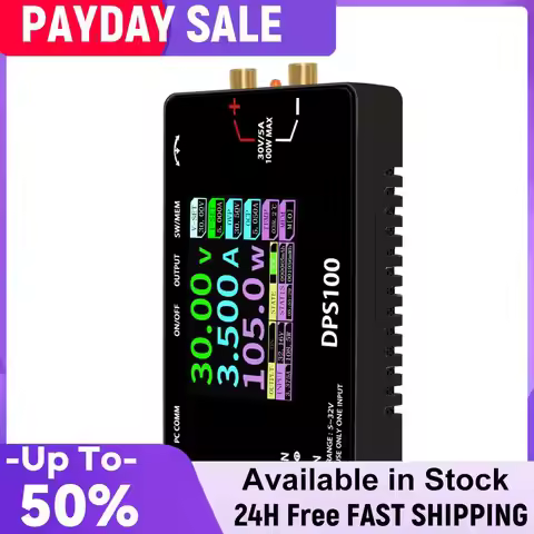 DPS100 Adjustable Voltage Regulator 30V 5A 100W Max Pocket Size Bench Switching Programmable Voltage