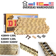 โซ่รถจักรยานยนต์ DID คุณภาพสูง 520 525 530 428 HV นี้ใช้ในการเชื่อมโยงโซ่ของ ATV Quad MX Enduro Mota