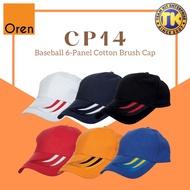 OREN SPORT Baseball 6-Panel Cotton Brush Cap CP14