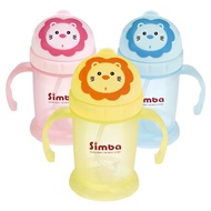 Simba Flip It Straw Training Cup 240ml ( Ori/ Blue/ Pink )