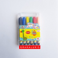 Paintmate Washable Silky Crayon set 6