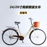 26inch Steel  women bike Single speed city bicycle