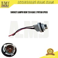 Brake LIGHT SOCKET T20 FEET 2 SPINNING (PCS)