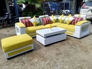 sofa L sudut jumbo sofa leter U mini sofa tamu kursi tamu sofa minimalis modern