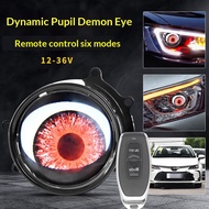 Boy's favorite demon eye car LED lens headlight 1.5W modified lens demon eye eye light multi-mode ca