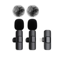 Dual Mic Clip On Wireless K9 Microphone Clip On Wireless Mic Clip On Bluetooth Hpplug & Play