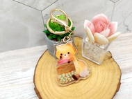 梅酒狐狸_滴膠壓克力吊飾 鑰匙圈