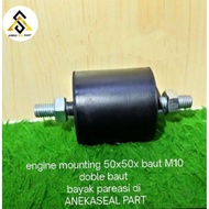 Rubber mounting 50x50 m10 rubber mounting 5x5 m10