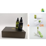 Uherb Gift set Herbal Enriched Virgin Coconut Oil for face & body + Herbal Enriched Pain Relief Coco