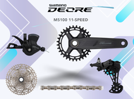 [แนะนำ] ชุดเกียร์ Groupset Shimano MTB Deore 11 Speed รุ่น M5100 แบบจานใบเดียว ของแท้ประกันศูนย์ไทย