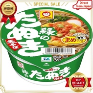 【Direct from JAPAN】Green Tanuki Maru-chan Green Mame Tanuki Ten Soba East 45g x 12 pieces
