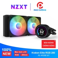NZXT Kraken 280 RGB AIO Black water cooler (RL-KR280-B1), LCD screen, genuine product