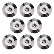 8PCS Metal Shockproof Foot Spikes Pads Stands Mats for Speakers CD Players Turntable Amplifier DAC R