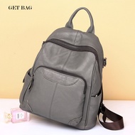 [GETBAG] Beg galas wanita 2025 baru kulit tulen beg wanita fesyen beg galas wanita retro