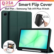 Samsung Tab A11 8.7"/Tab A11 Plus 11" Smart Case Flip Smartcover TPU Leather