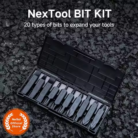 NexTool Hex Bit Accessory Kit 20 Types of Screwdriver Set for NexTool Pocket Tools E1 Flagship Capta