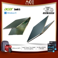 [12th Gen Intel i5-1240P] Acer Swift 5 SF514-56T-56YP/57VX(Blue/Green)14-Inch 2.5K IPS Touch 100% sRGB Display Laptop