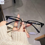 Myopia Glasses Can Be Matched Large Frame Glasses 158MM Wide Eyebrow Glasses Frame Half Frame Glasse
