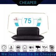 Preowned C1 Mirror Car HUD OBD2+GPS Dual Mode OBD2 Head Up Display GPS HUD Digital MPH KMH Speedomet