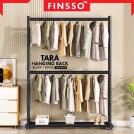 Finsso : Tara 2 Layer Large & Strong Steel Structure clothes rack Double layer / penyangkut baju / a