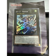 Yugioh Card K9-17 “Ripper” (Real Card)